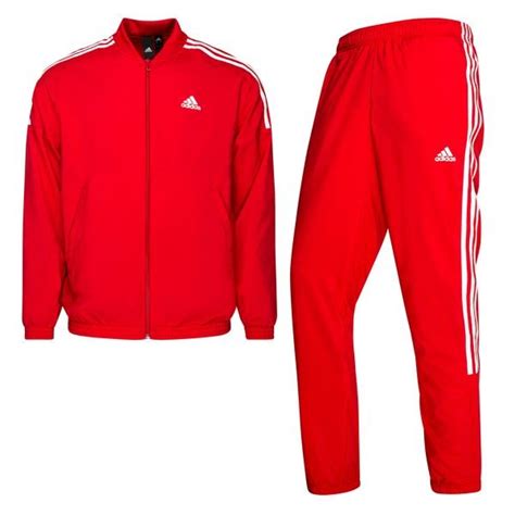 adidas originals trainingsanzug rot weiß|adidas trainingsanzug neu.